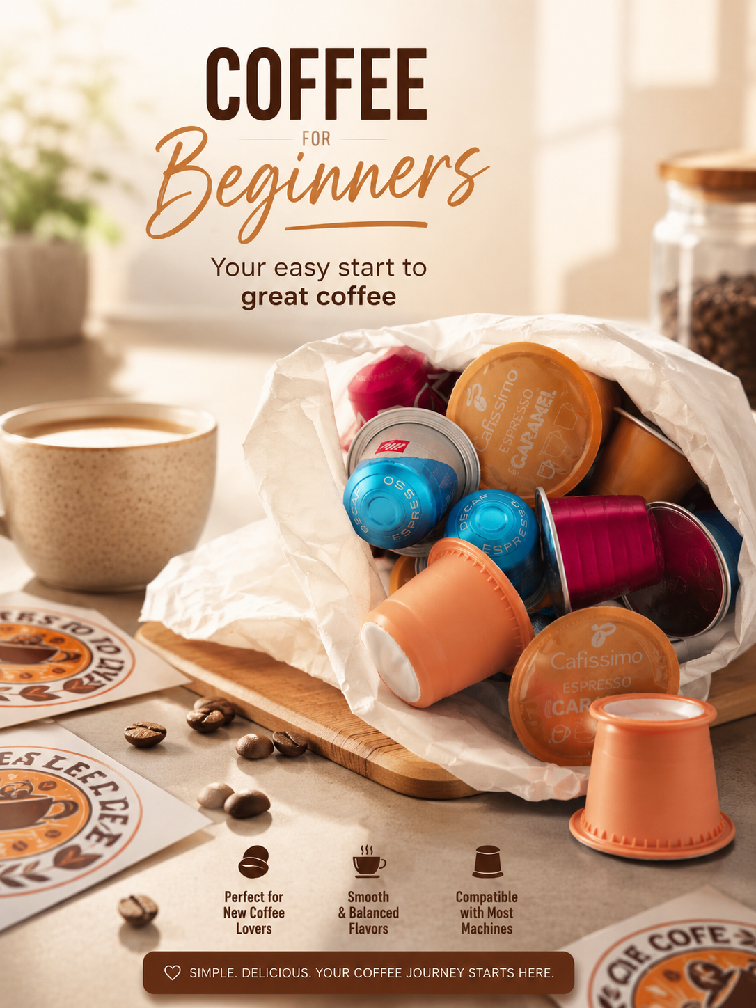Beginner Mix Bag 32pc Coffee Pads | Mystery Bag (Copy)